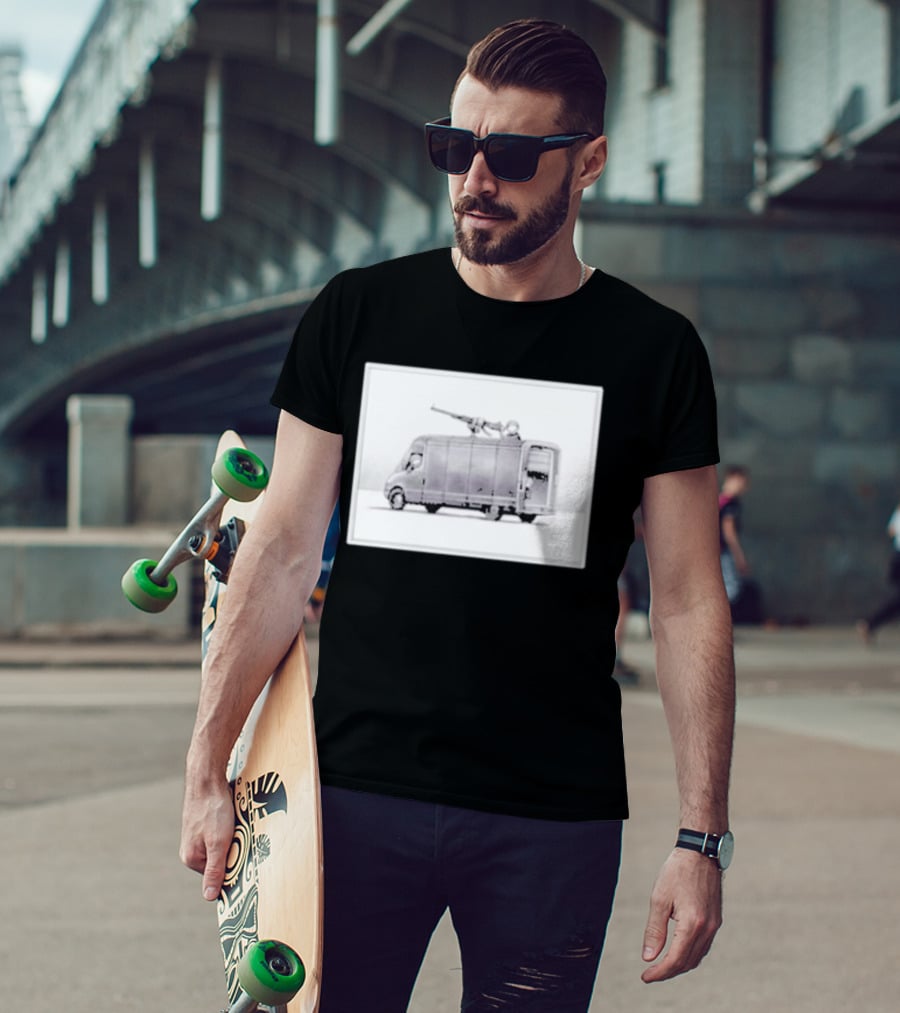 Boldy James Manhunt Banksy Inspired Armored Truck Scene T-Shirt