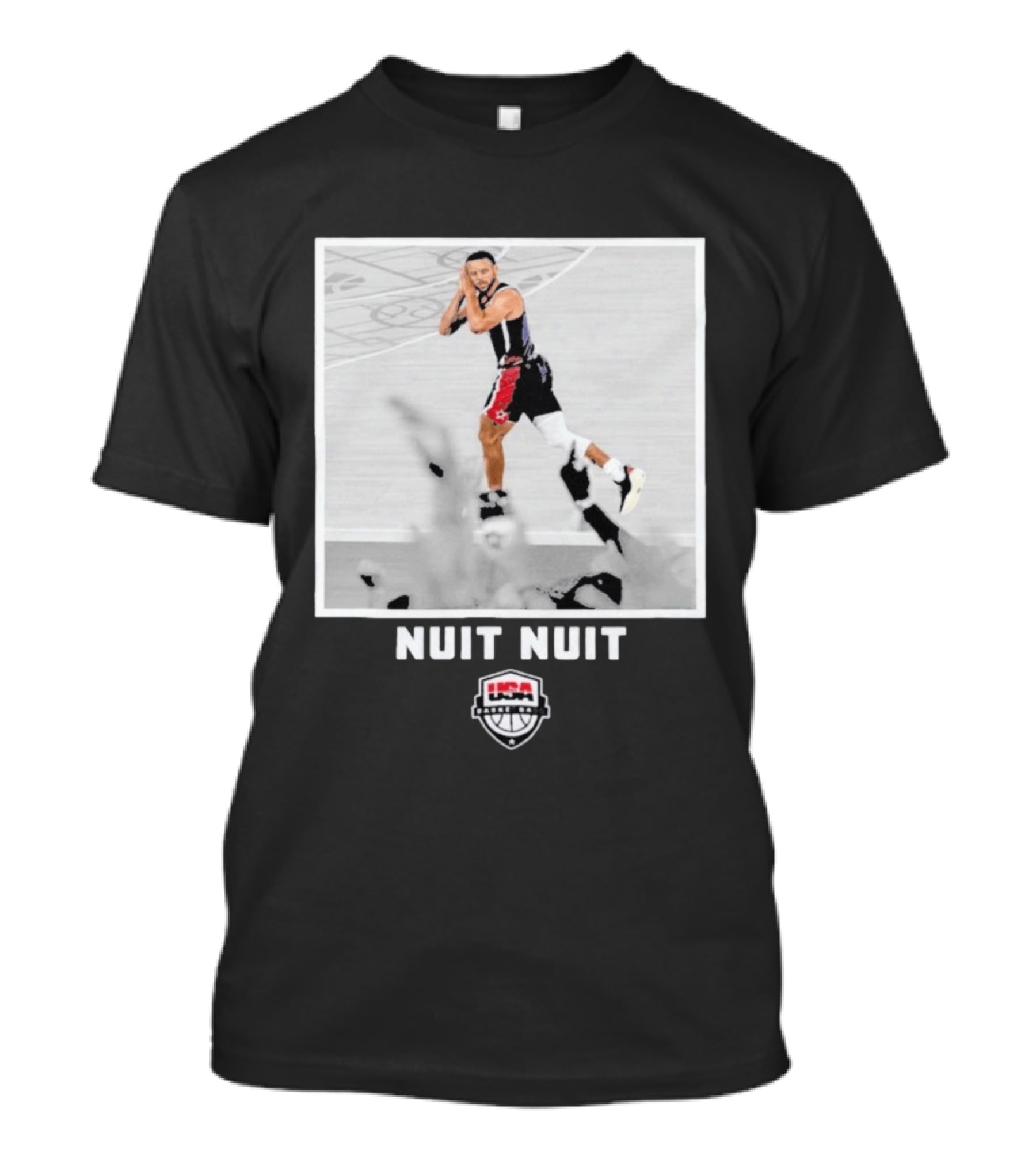 Stephen Curry Nuit Nuit USA Basketball Moments T-Shirt
