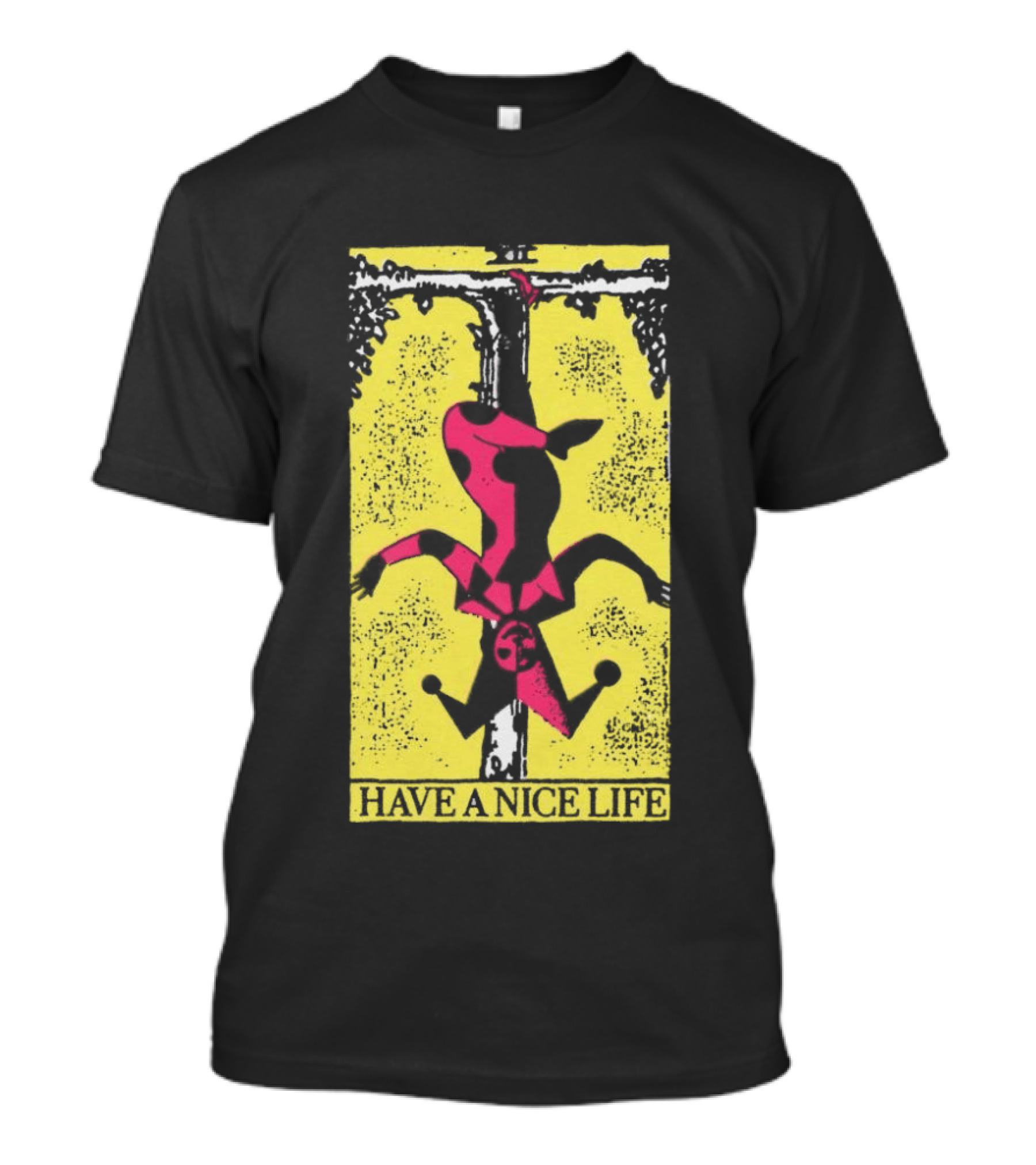 The Flenser Have A Nice Life Upside Down Guy Jester Tarot T-Shirt