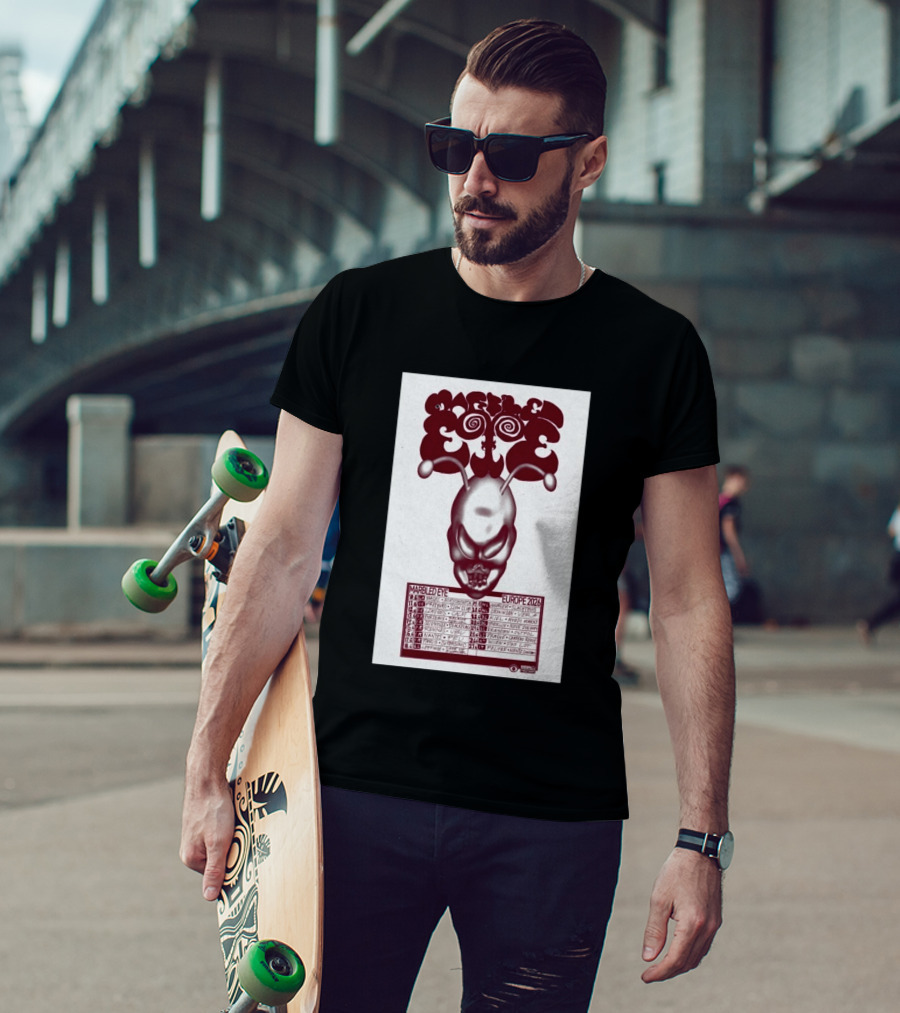 Marbled Eye Europe 2026 Tour Dates Skull T-Shirt