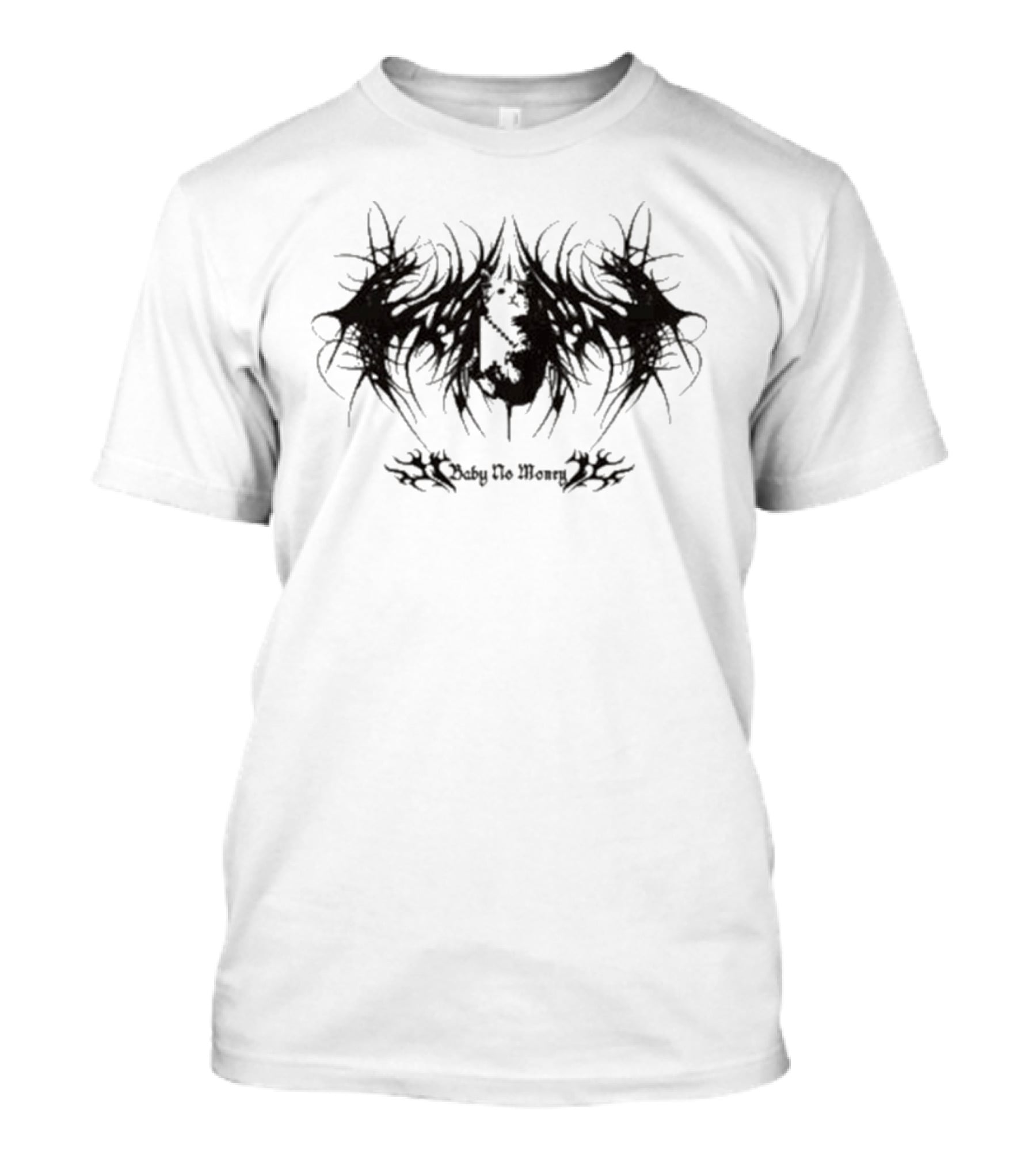 Baby No Money Cat Ringer Tribal T-Shirt