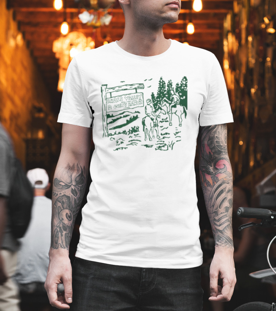 Grass Valley Guest Ranch Scenic Horseback Adventure T-Shirt