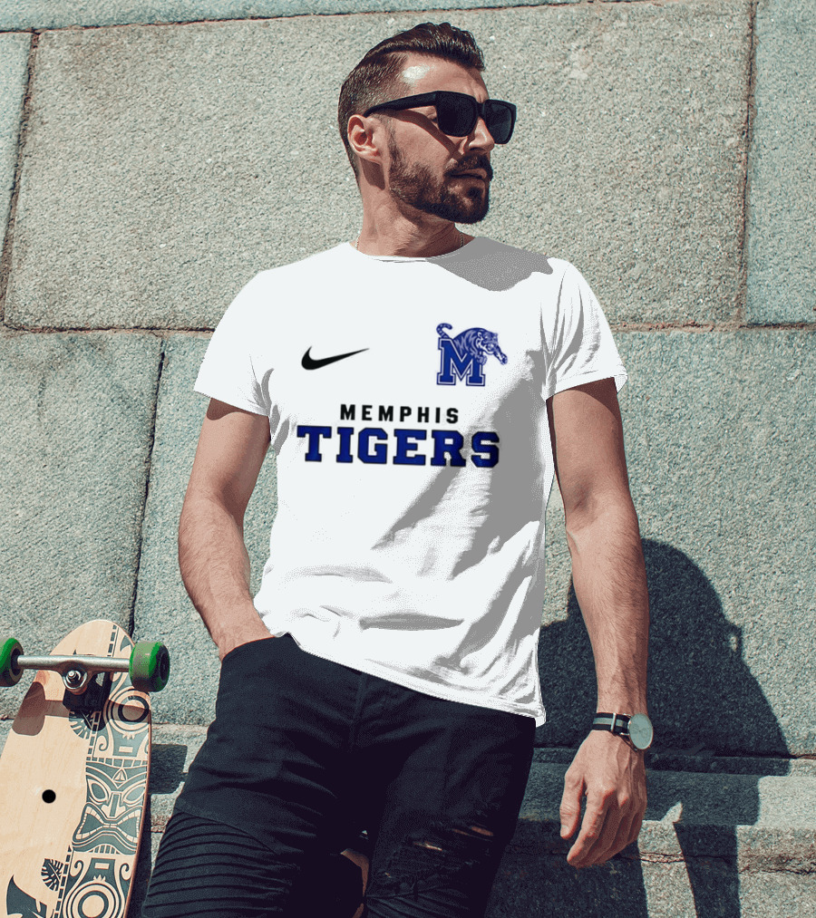 Memphis Tigers Snoopy And Friend It's The Most Wonderful Time Of The Year Nike Tiger M T-Shirt