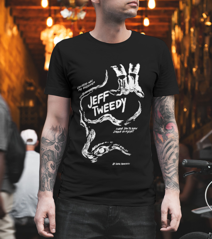 Jeff Tweedy Lou Reed Was My Babysitter Hand T-Shirt