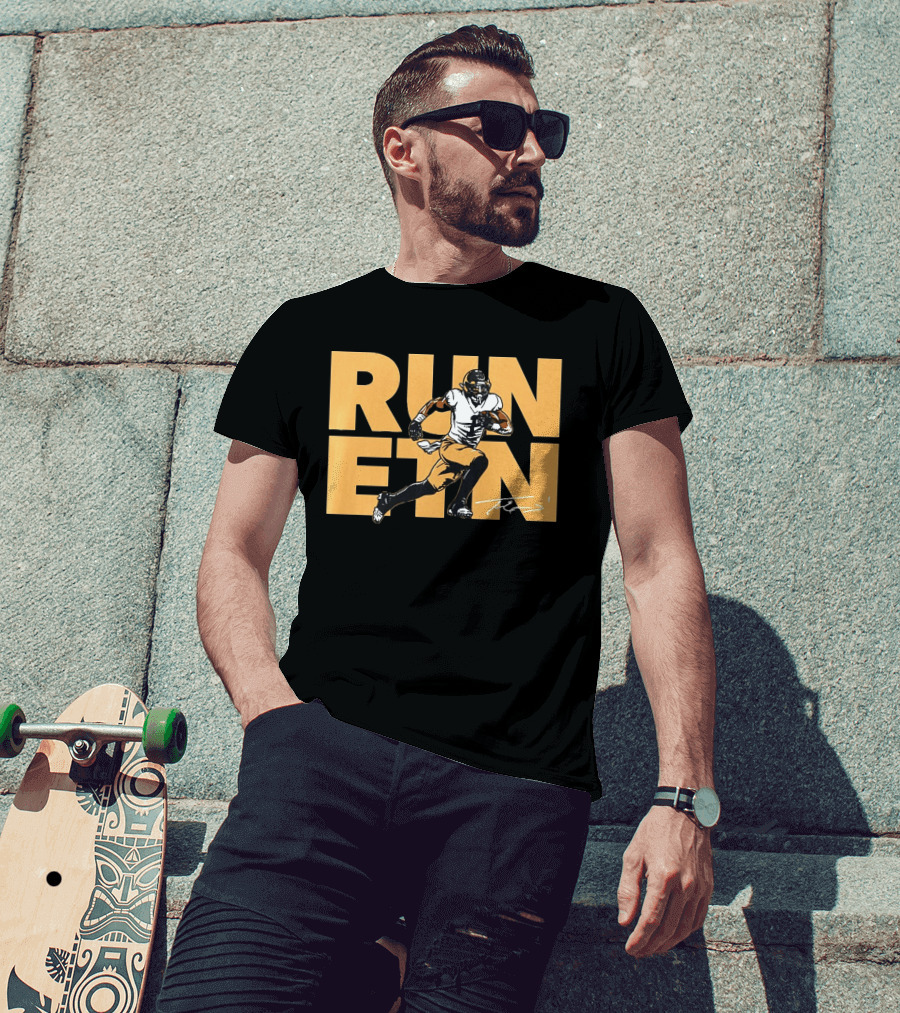 RUN ETN New Orleans Saints Football Sportswear T-Shirt