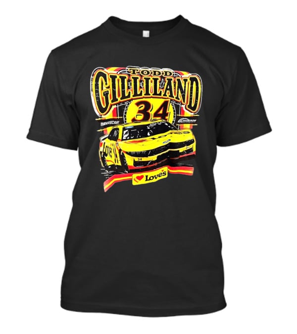 Todd Gilliland NASCAR Love's Travel Stops 34 Racing Car T-Shirt
