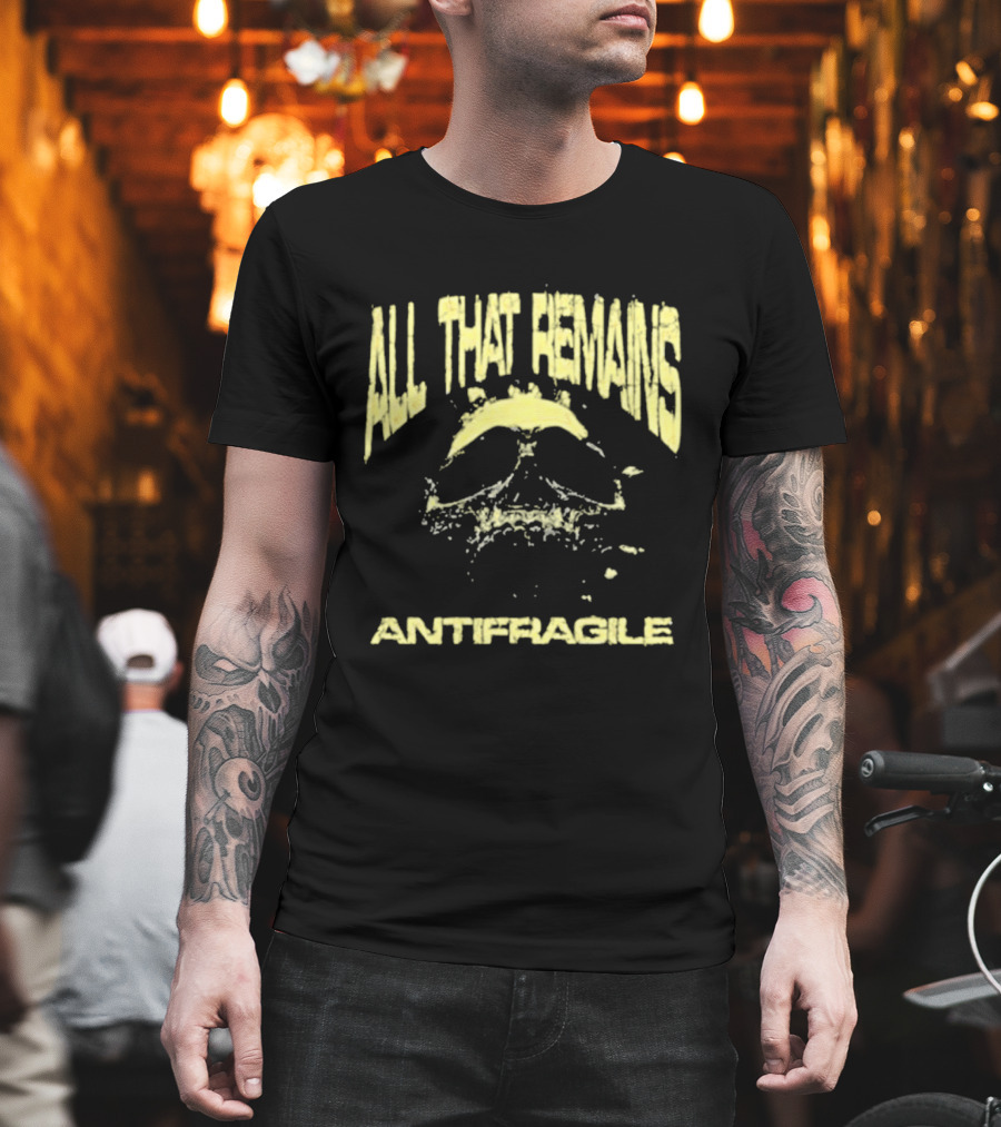 All That Remains Antifragile Distressed Crescent T-Shirt