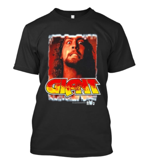 Andre Giant NWo Wrestling Iconic Giant Text And Intense T-Shirt