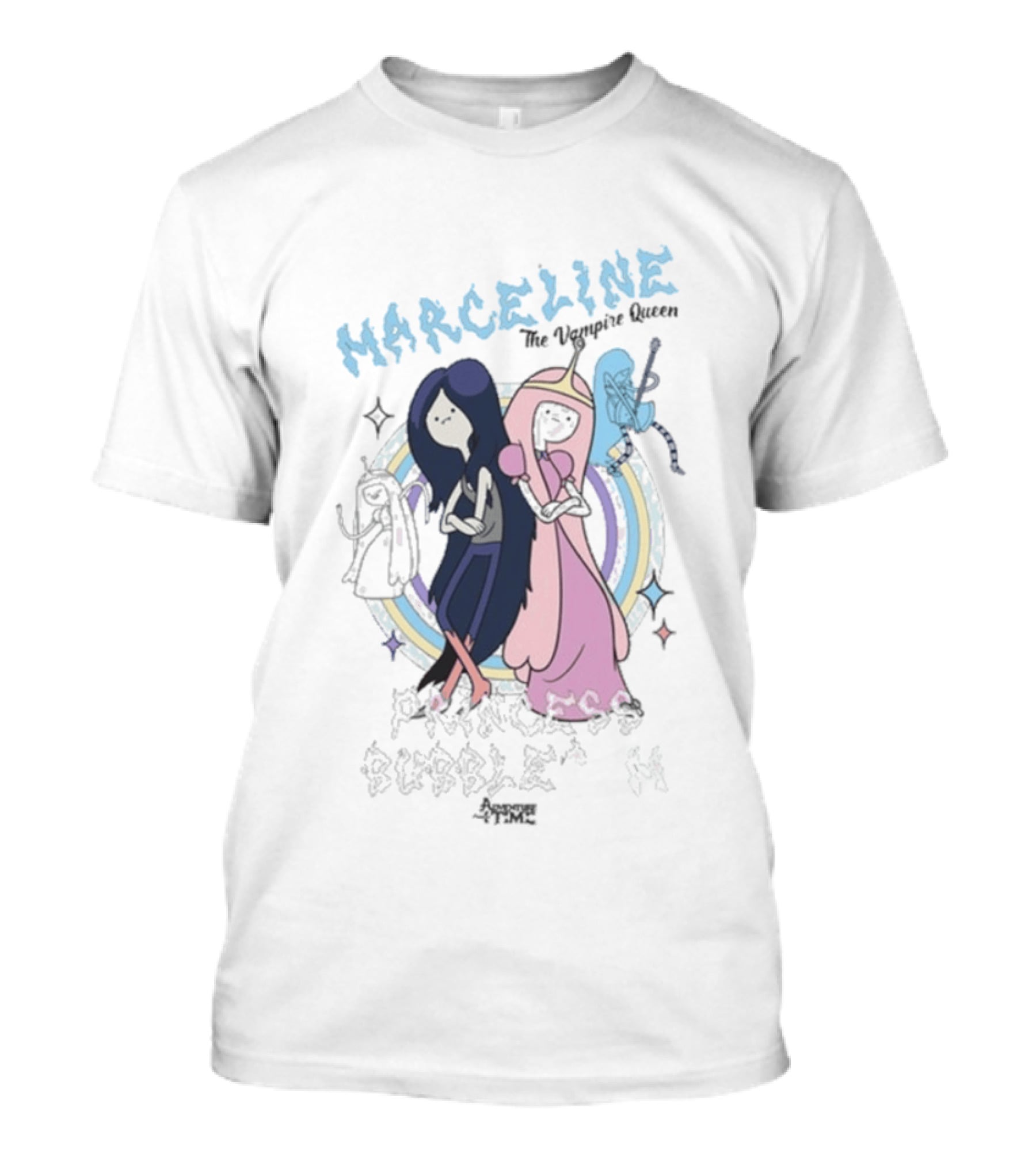 Adventure Time Marceline The Vampire Queen Princess Bubblegum T-Shirt