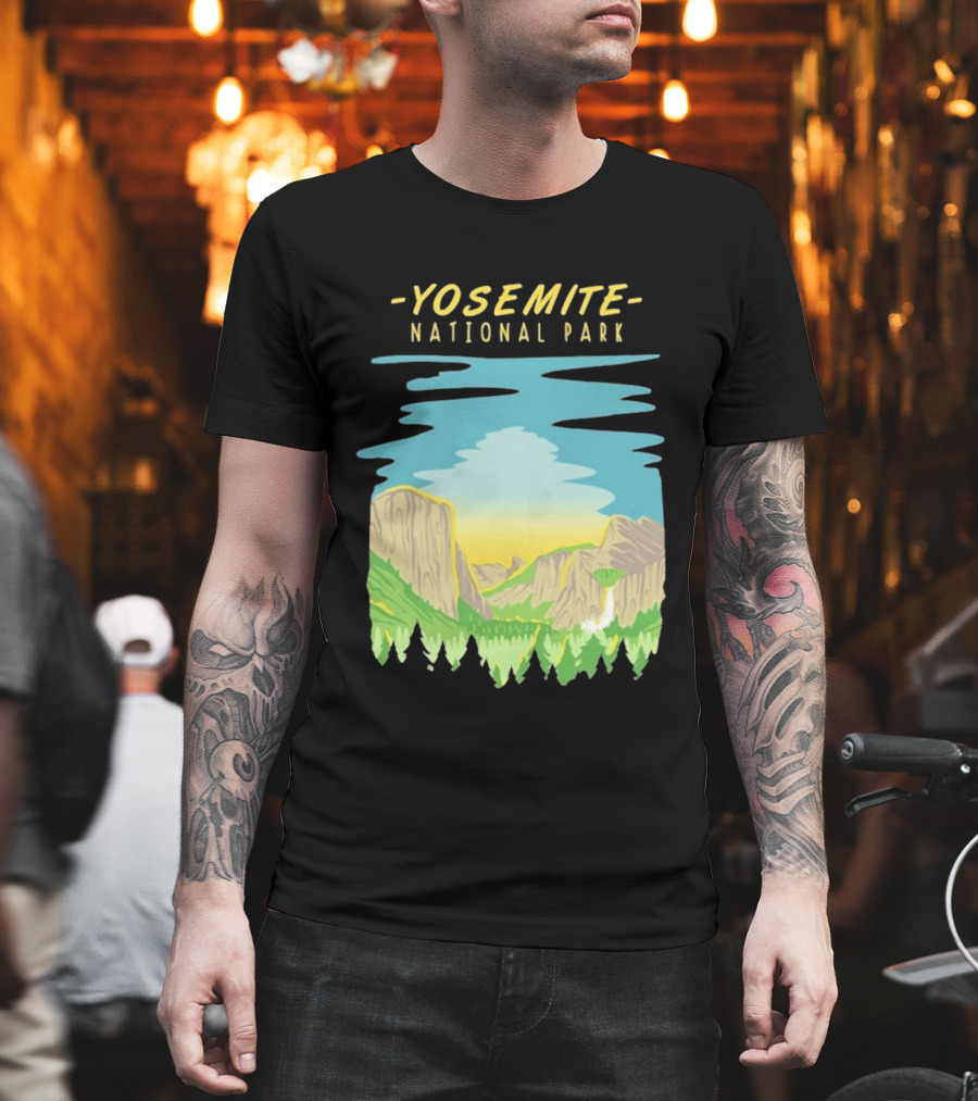 Yosemite National Park Scenic Nature Vista T-Shirt