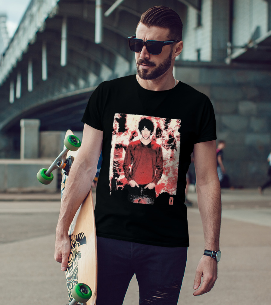 Richard Ashcroft 2026 Tour Classic Photo Red Abstract T-Shirt