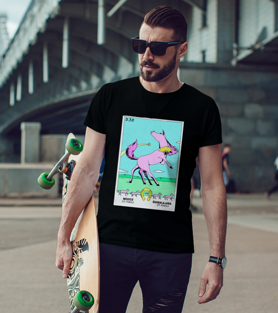 Djo 2026 Guadalajara March 27 Mexico Purple Horse T-Shirt