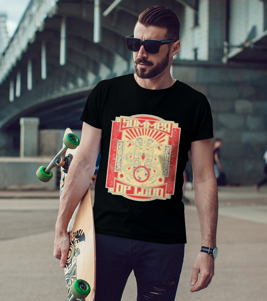 Summer 2025 Loud Festival Vibrant Red Dragon Speaker T-Shirt