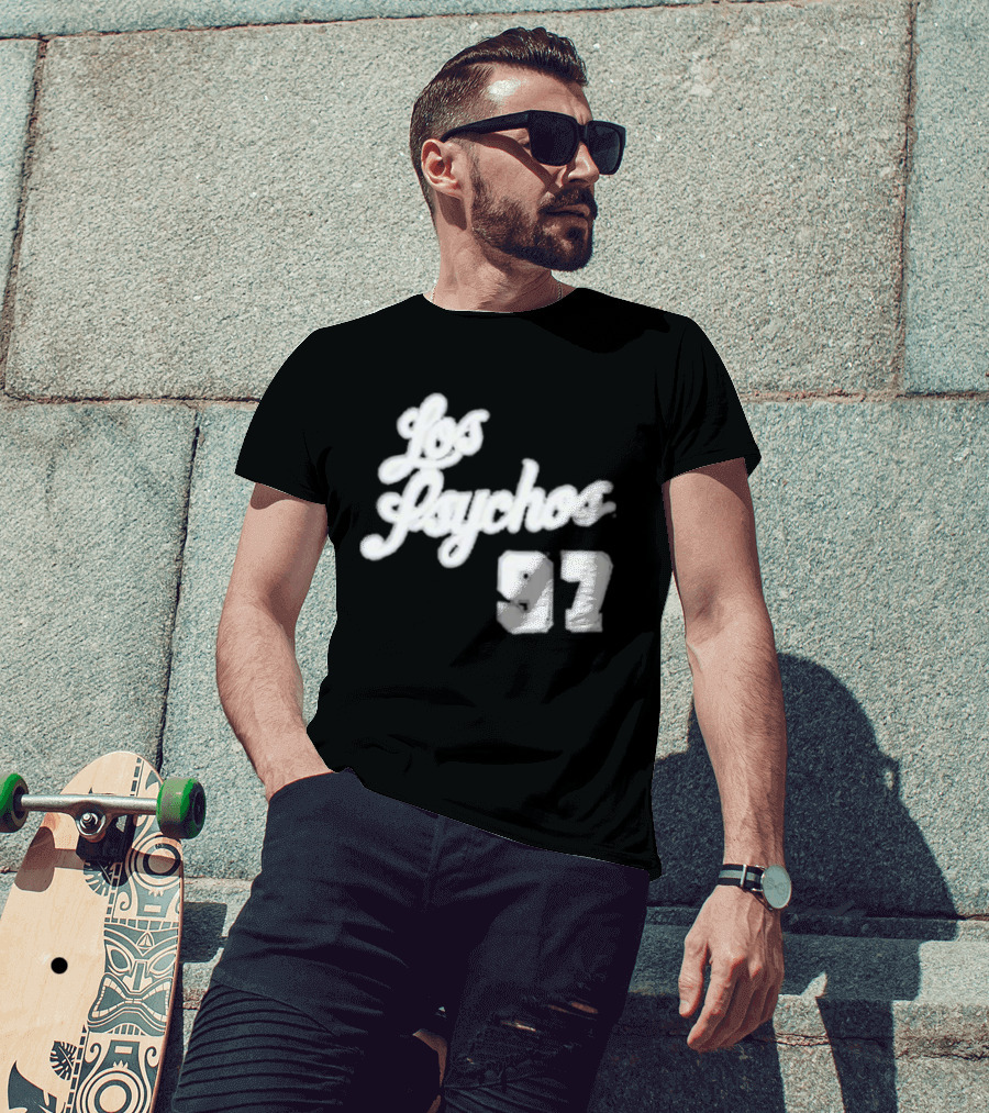 Los Psychos 97 Throwback The Psycho Realm Rare T-Shirt