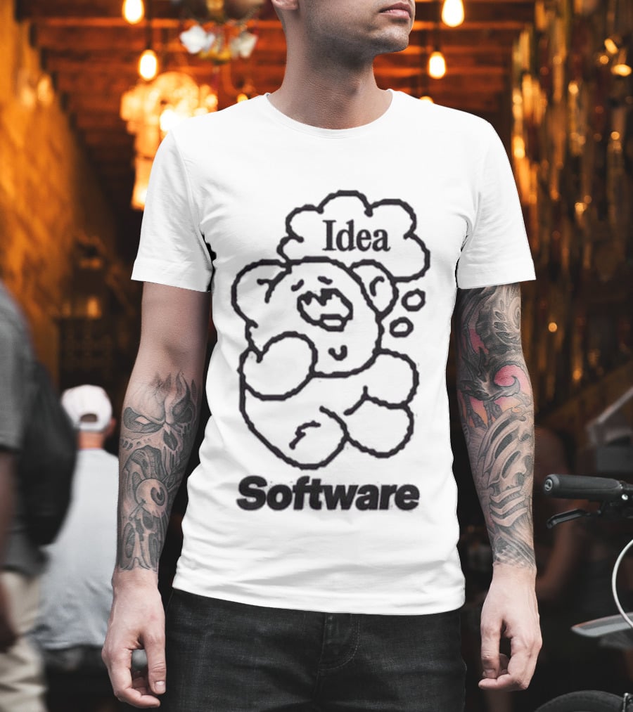 Figma Culture Fit Idea Software In Violet Bear T-Shirt