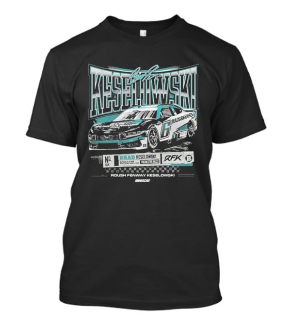 Brad Keselowski RFK Racing Nascar Downforce Car T-Shirt