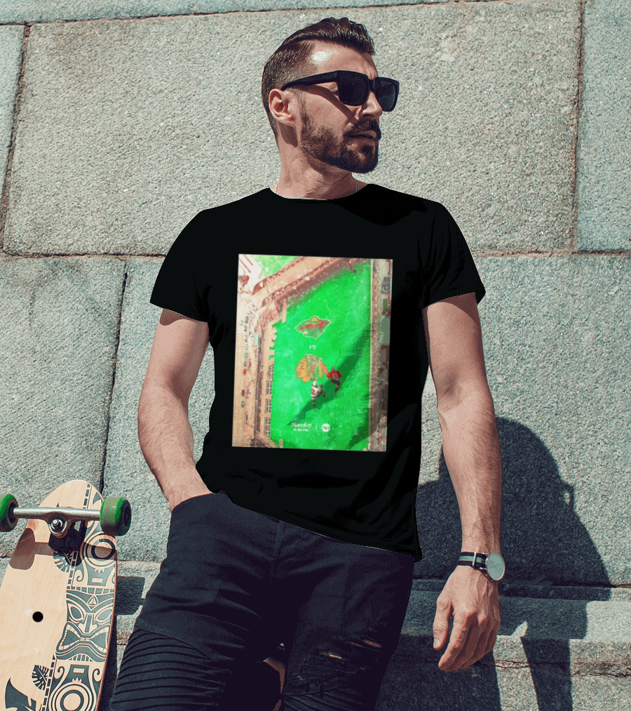 Chicago Blackhawks Vs Minnesota Wild March 17 8:30 PM Stadium TNT T-Shirt