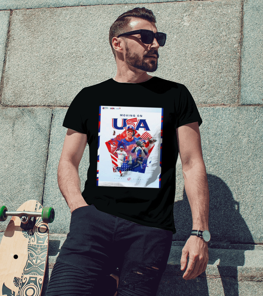 Moving On USA World Baseball Classic 2026 Team USA Final Player T-Shirt