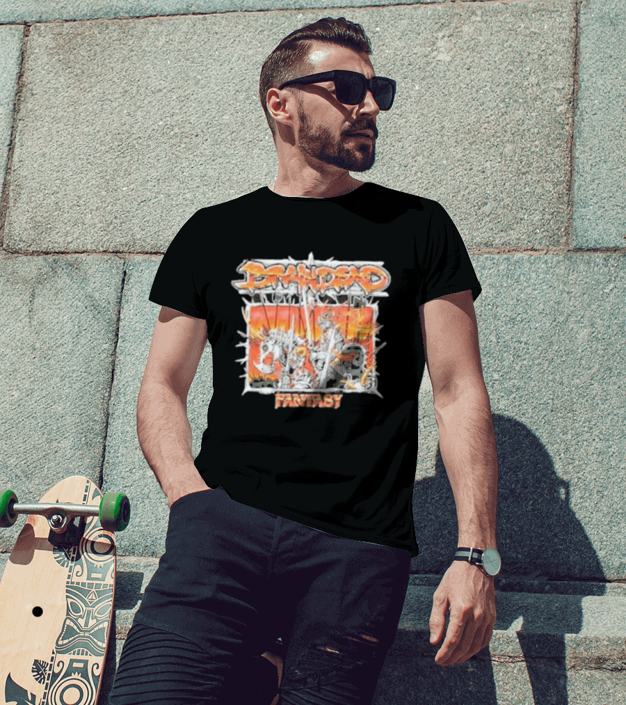 Brain Dead Fantasy Gomze Knight Battle Scene T-Shirt