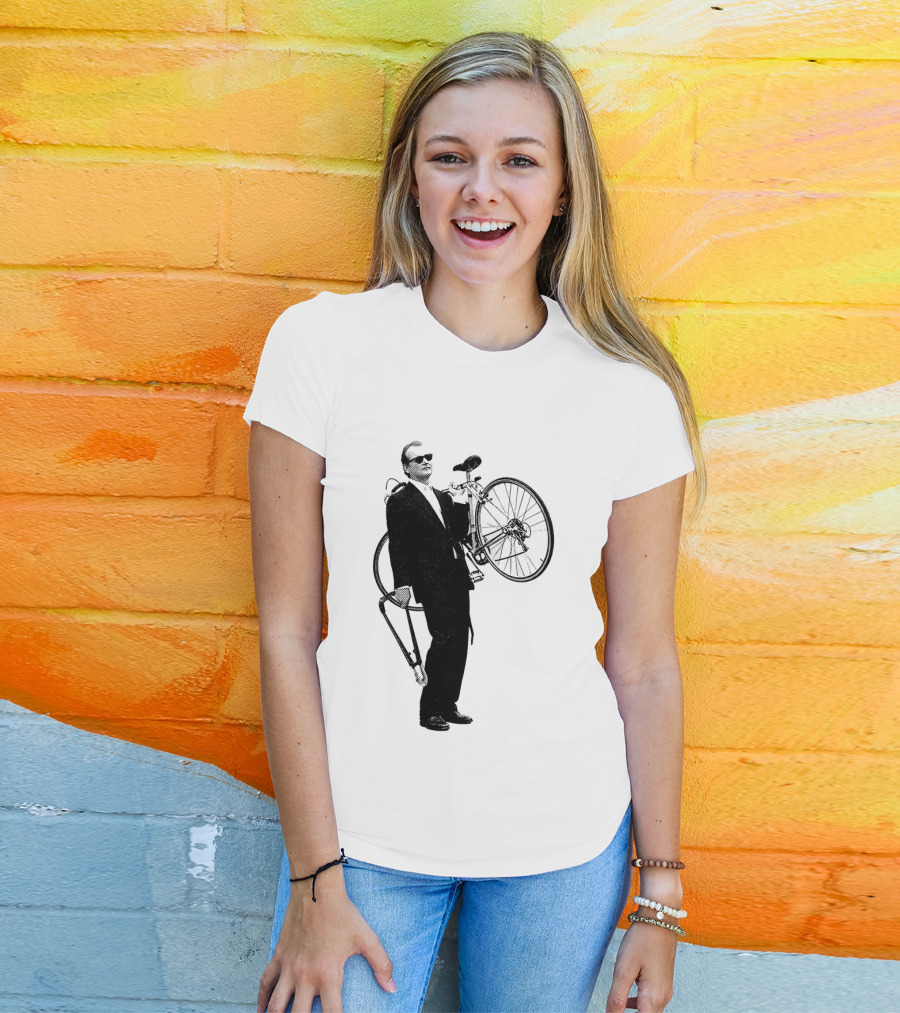 Bill Murray Rushmore Wes Anderson Tribute Cyclist T-Shirt