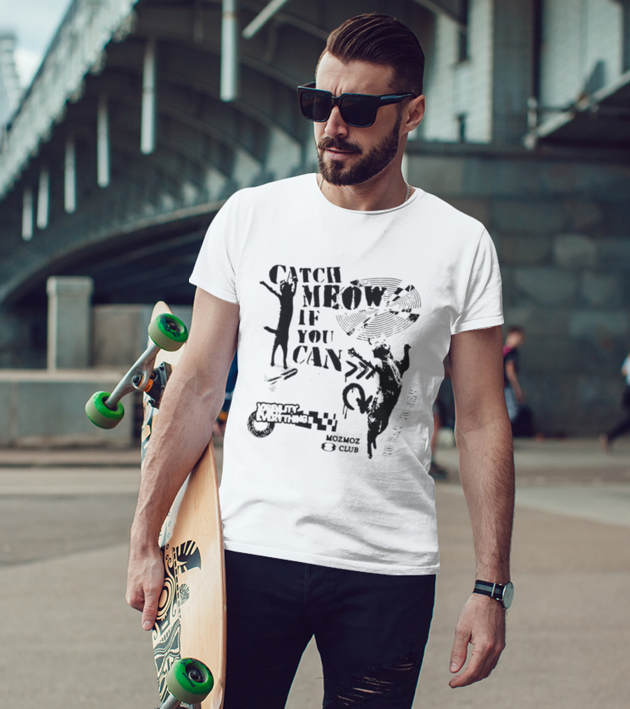 Catch Meow If You Can No Rave No Beat Mobility Is Everything Club T-Shirt