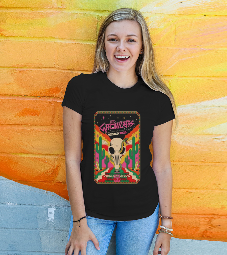 Los Growlers México 2026 Teatro Metropólitan Ciudad De México Sábado Junio T-Shirt