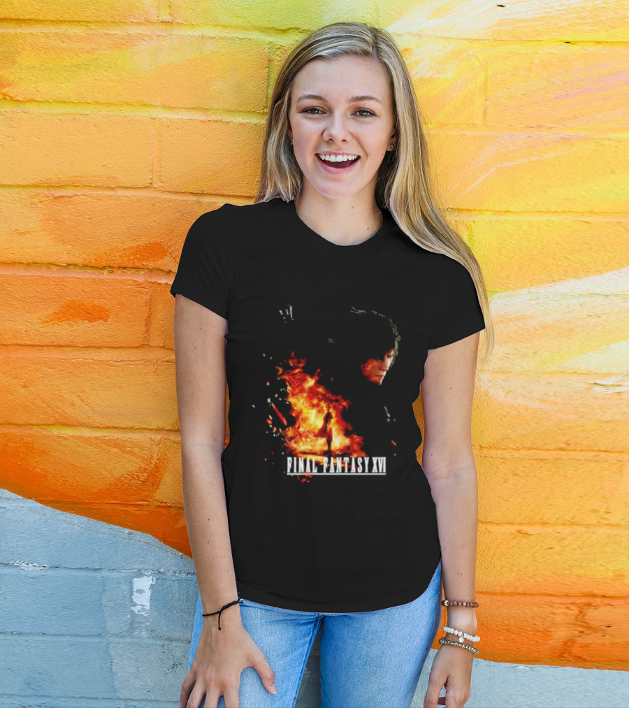 Ben Starr Final Fantasy XVI Fire Element T-Shirt