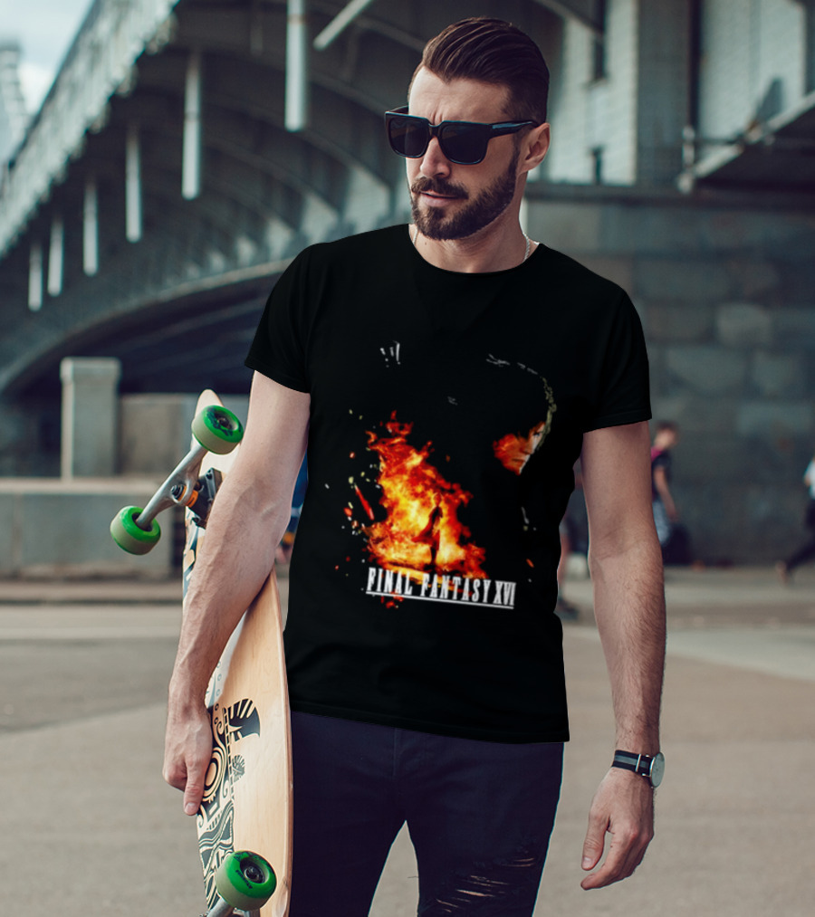 Ben Starr Final Fantasy XVI Fire Element T-Shirt
