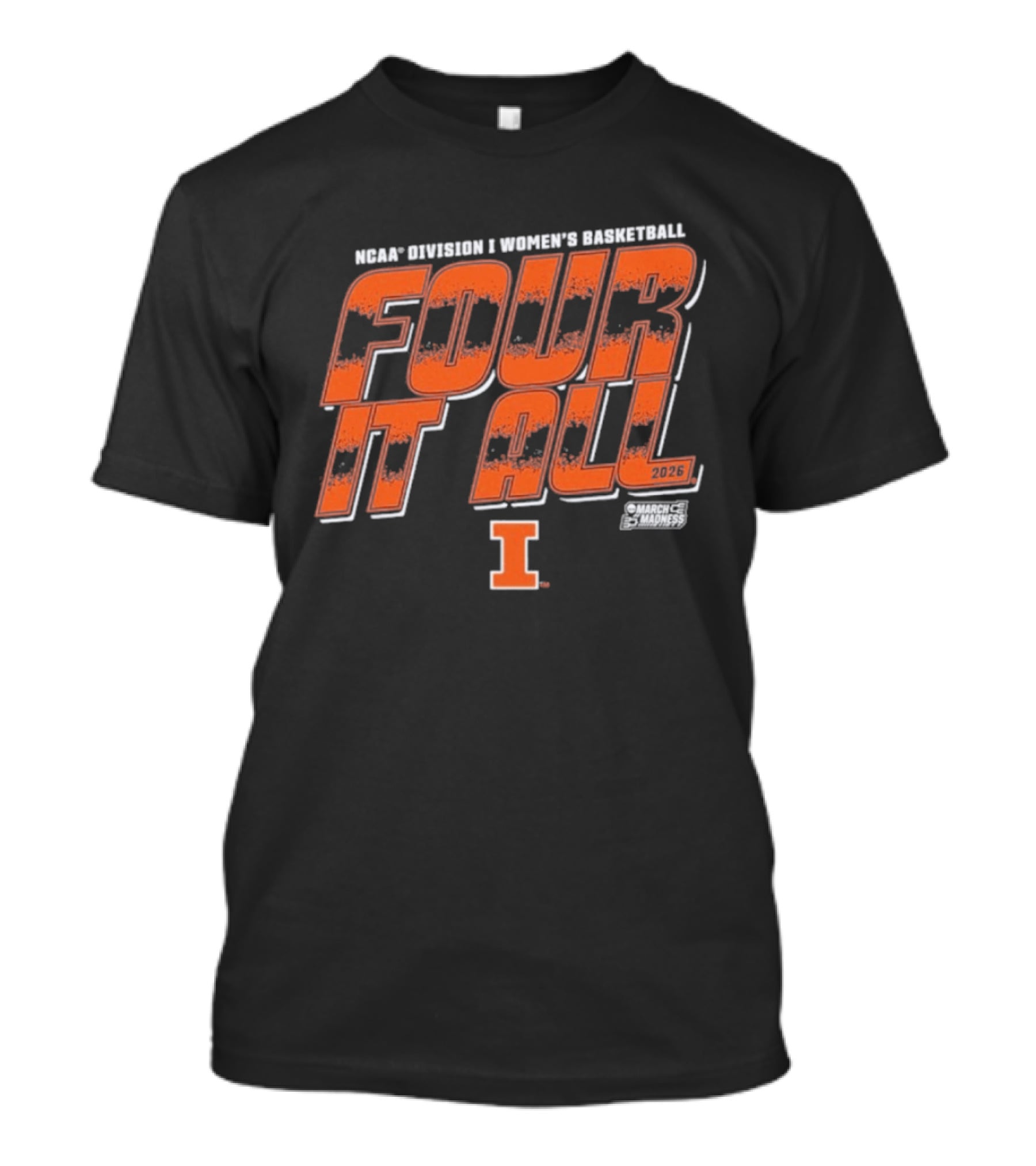 ILLINI Fighting Women's Basketball Four It All 2026 T-Shirt