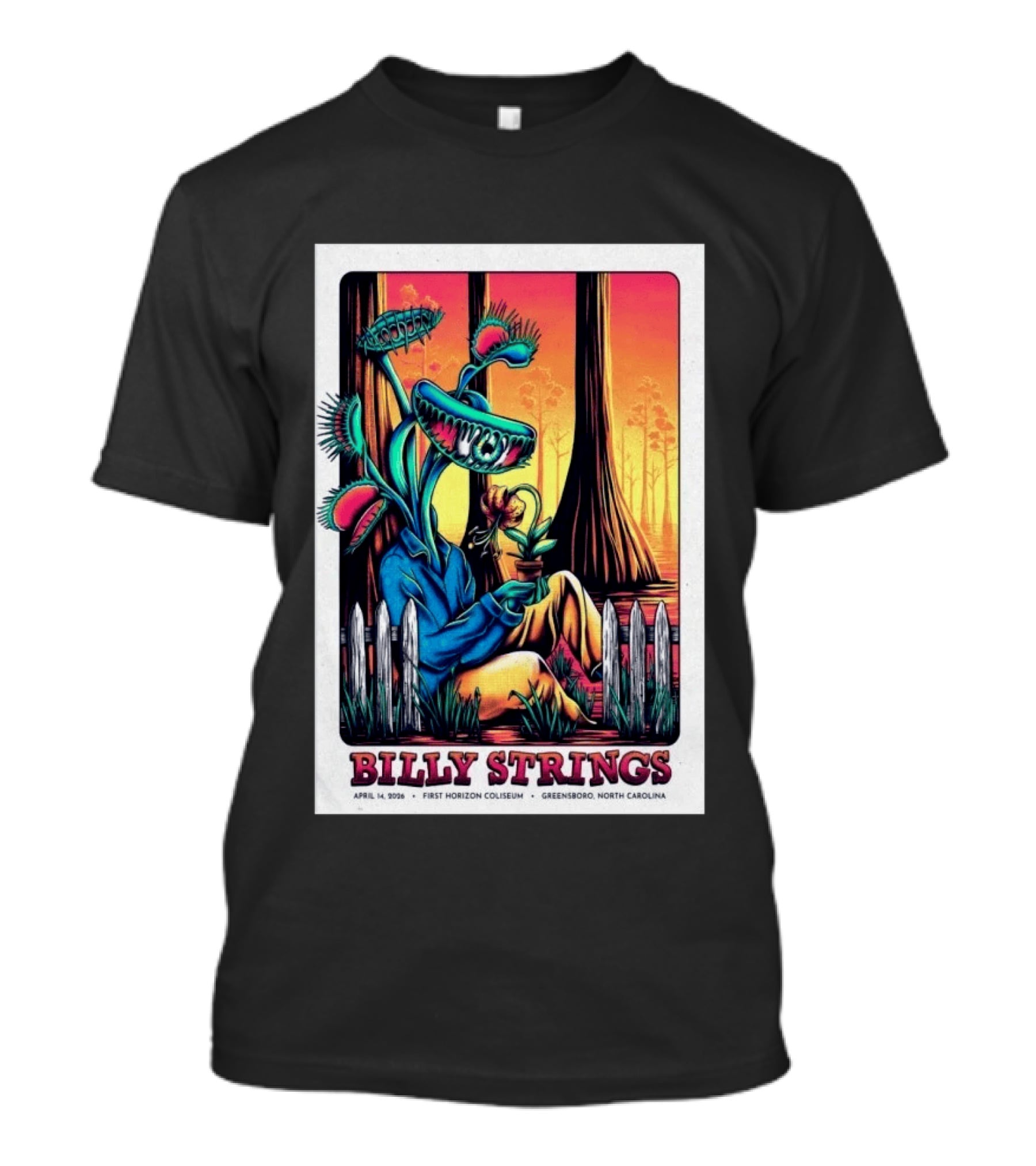 Billy Strings April 14 2026 First Horizon Coliseum Greensboro North Carolina Botanical T-Shirt