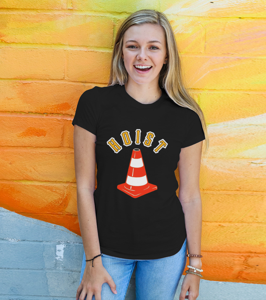 Pittsburgh Pirates Hoist Traffic Cone T-Shirt