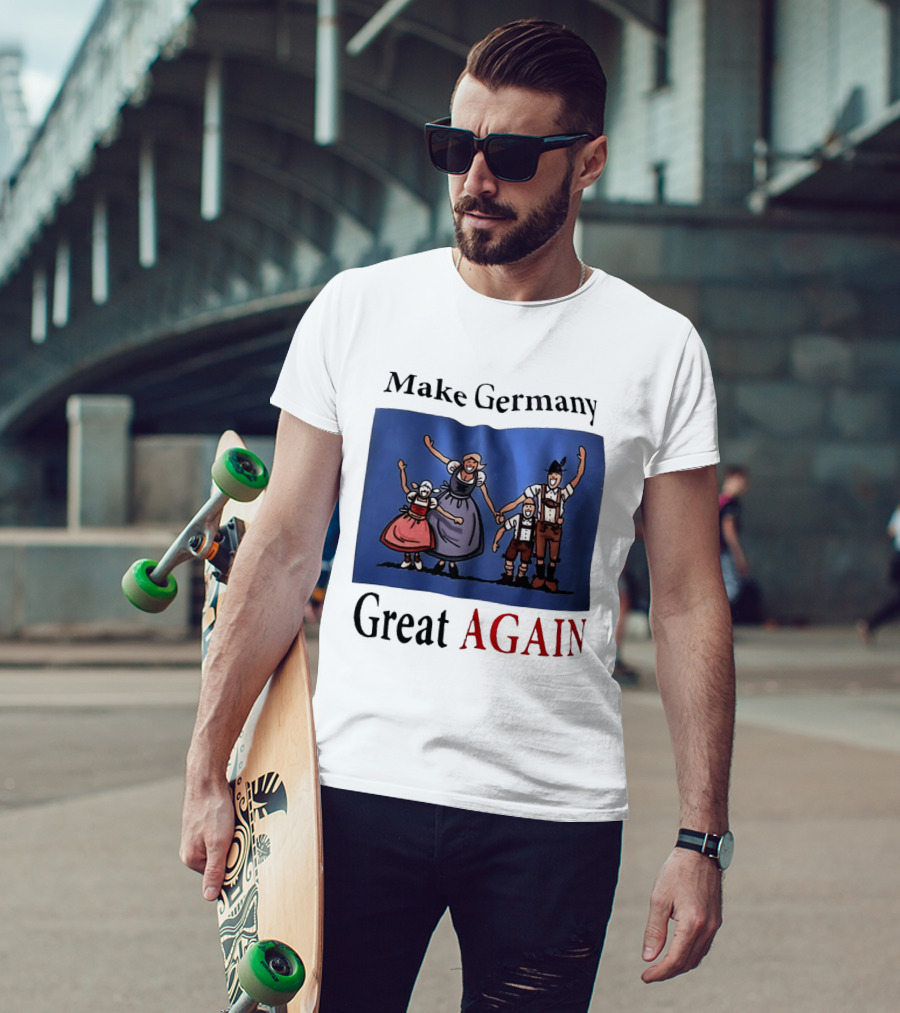 Make Germany Great Again Dirndl Lederhosen Family Celebration T-Shirt