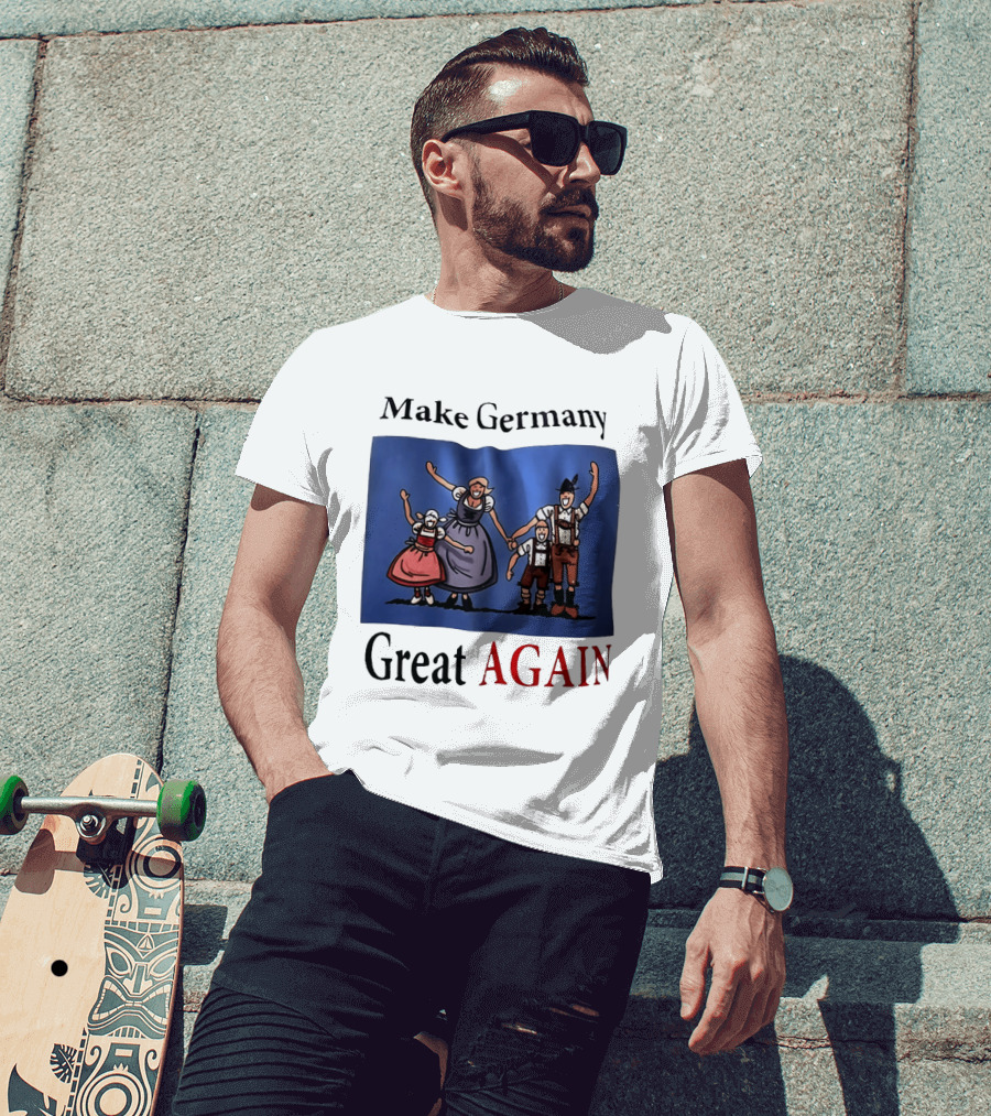 Make Germany Great Again Dirndl Lederhosen Family Celebration T-Shirt