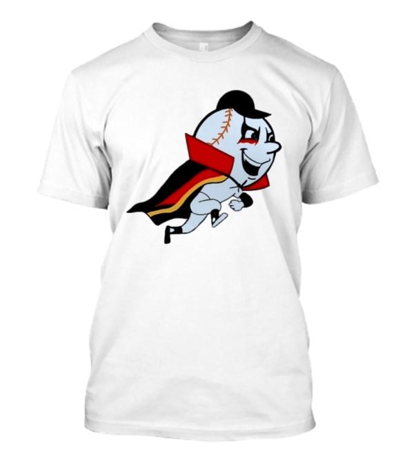 Mr. Met Danhausen Baseball Character With Cape And Makeup T-Shirt
