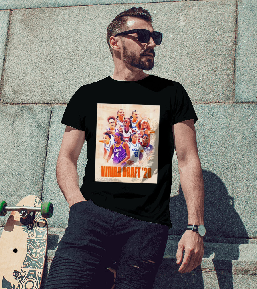 NCAA Women's Basketball WNBA Draft 2026 NCAA UCLA LSU Players T-Shirt