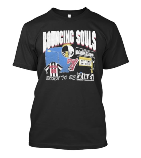 Bouncing Souls Born To Be Collage Highway New Jersey 77 T-Shirt
