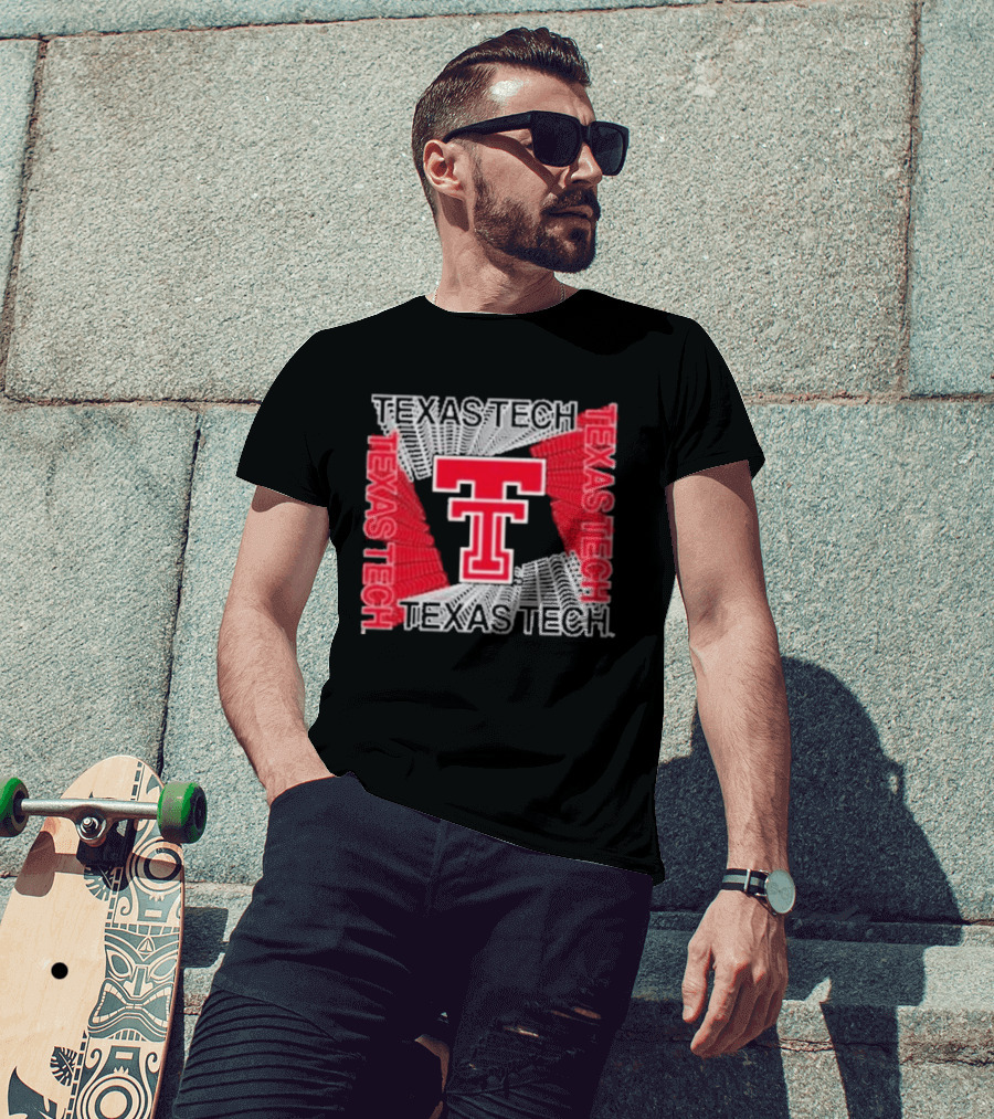 Texas Tech Red Raiders Double Cubism T-Shirt