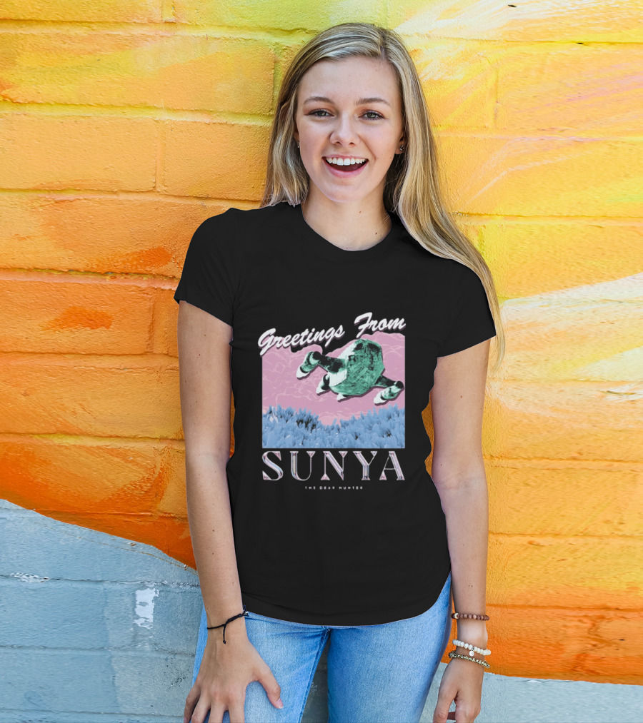 Greetings From Sunya The Dear Hunter Retro Futuristic T-Shirt