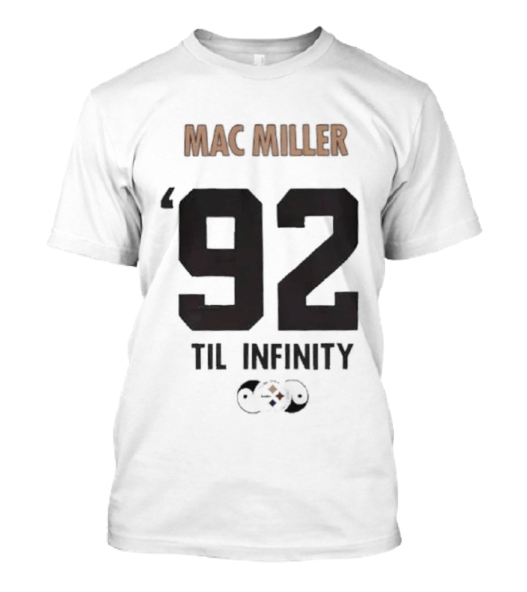 Pittsburgh Steelers Mitchell Ness Mac Miller 92 Til Infinity T-Shirt