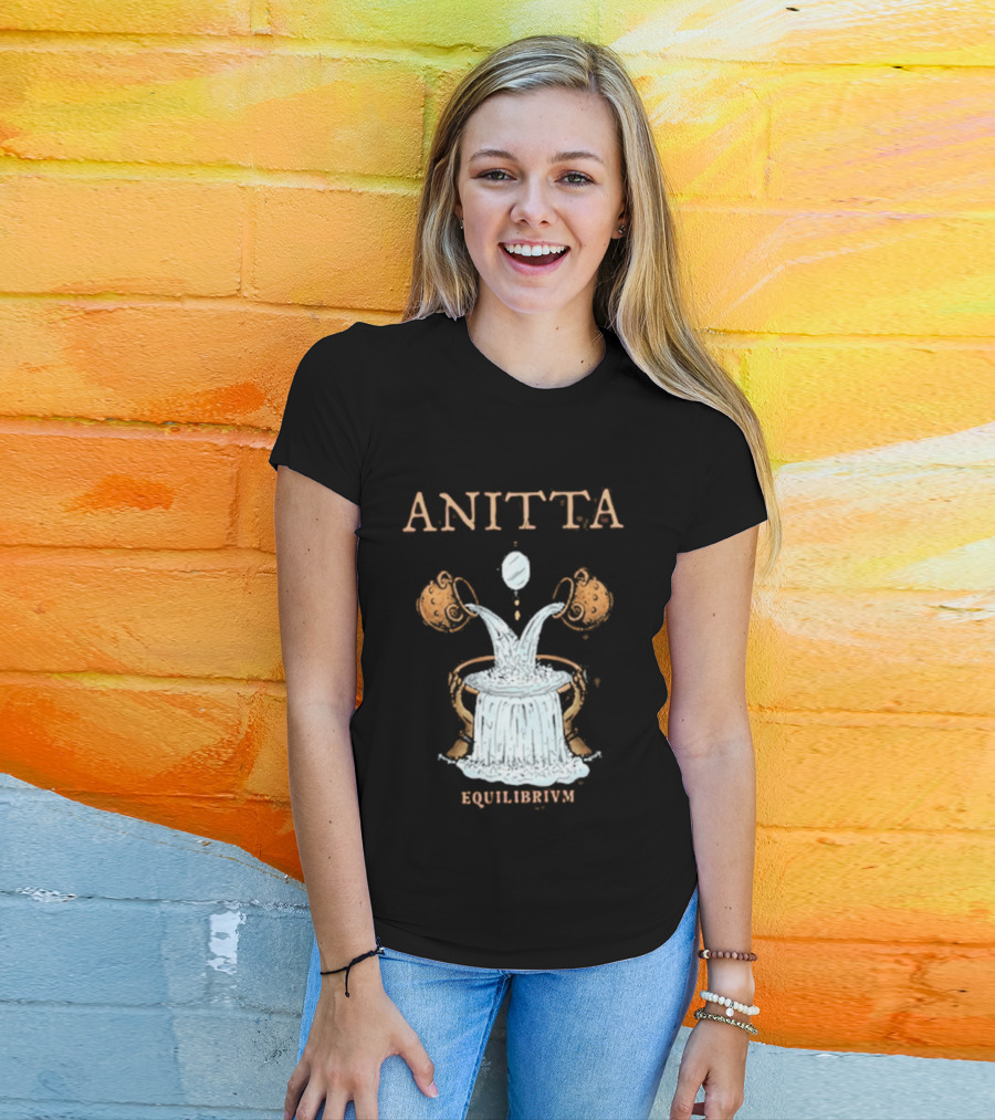 Anitta Equilibrivm Water Dual Amphora Pouring Balance T-Shirt