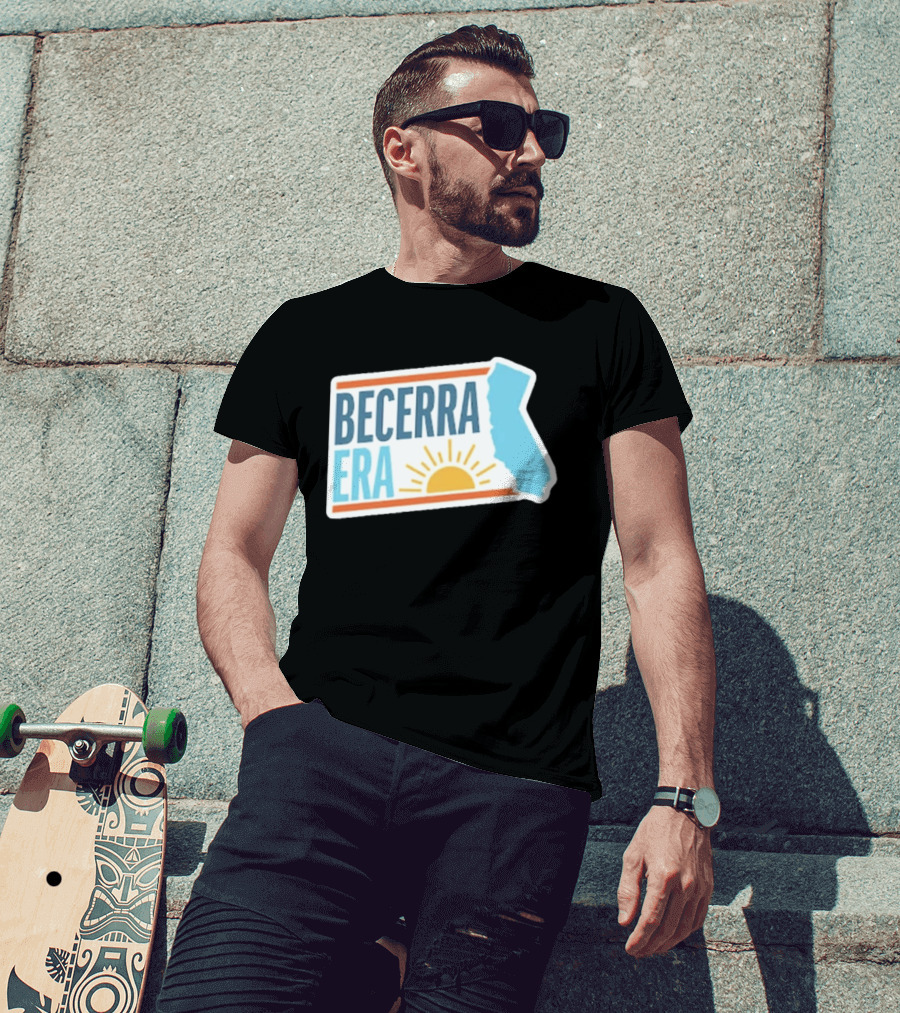 Becerra Era California Celebration Sunburst T-Shirt