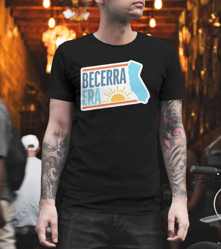 Becerra Era California Celebration Sunburst T-Shirt