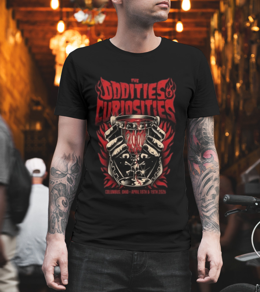The Oddities & Curiosities Columbus Ohio April 18th & 19th 2026 Hands of Mystery T-Shirt