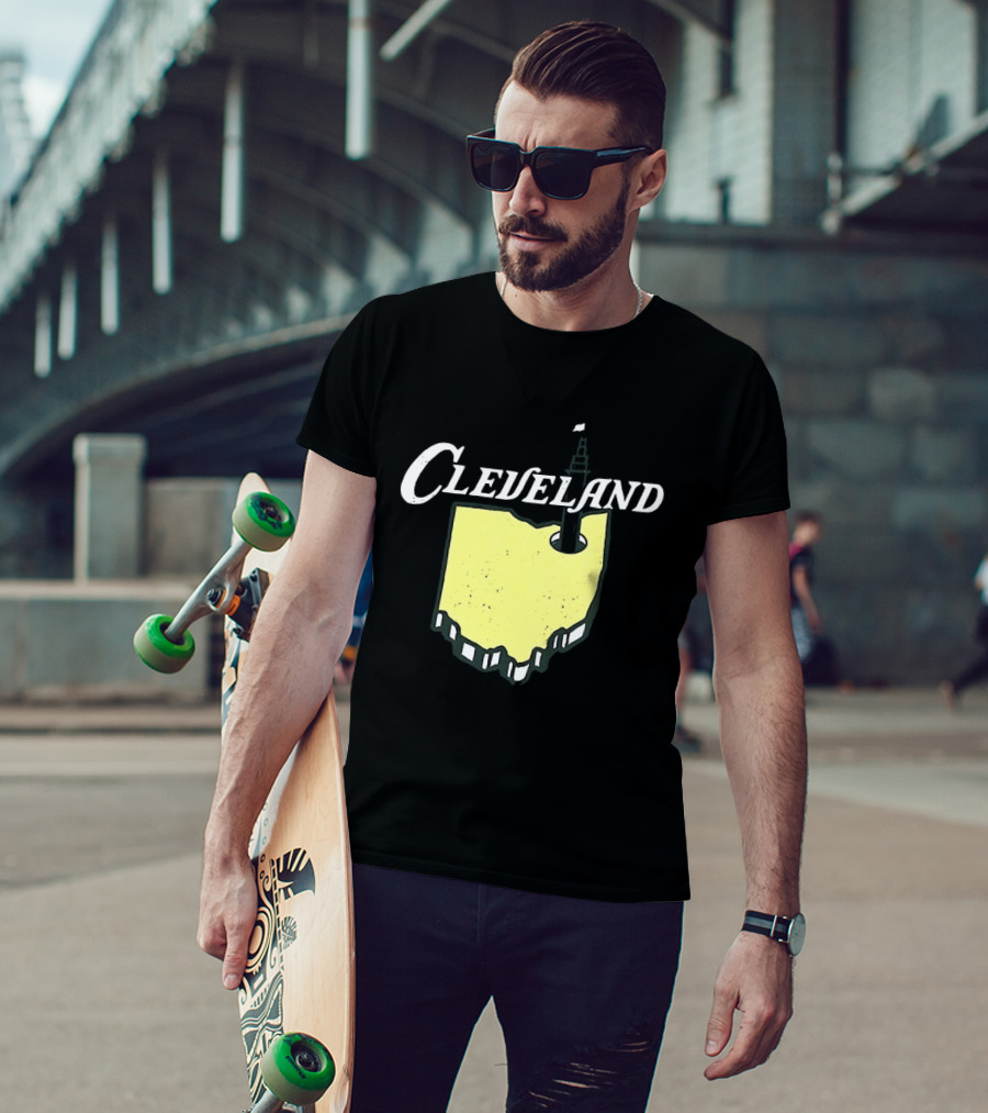 Cleveland Golf 2026 Ohio Map Tower T-Shirt