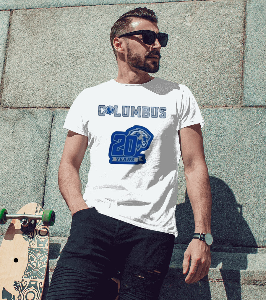 Columbus Lions 20 Years Celebration T-Shirt