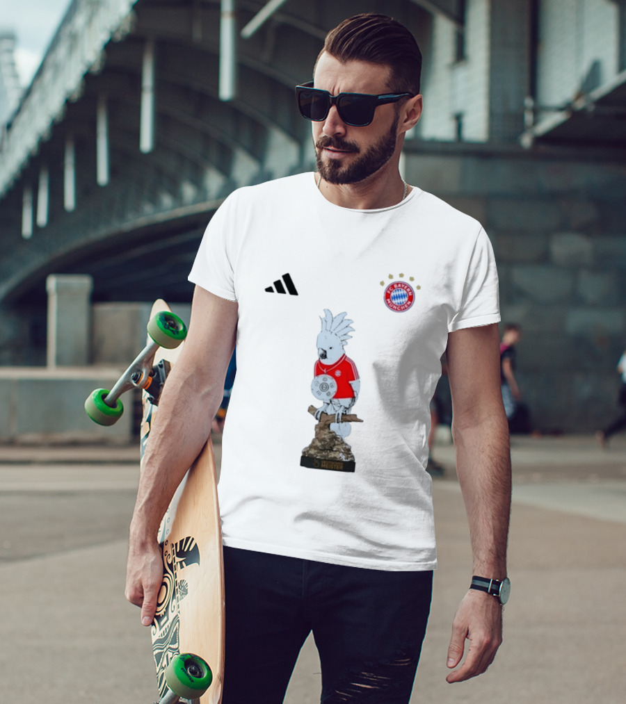 Fc Bayern München Deutscher Meister 2026 Cockatoo Champion Bundesliga T-Shirt