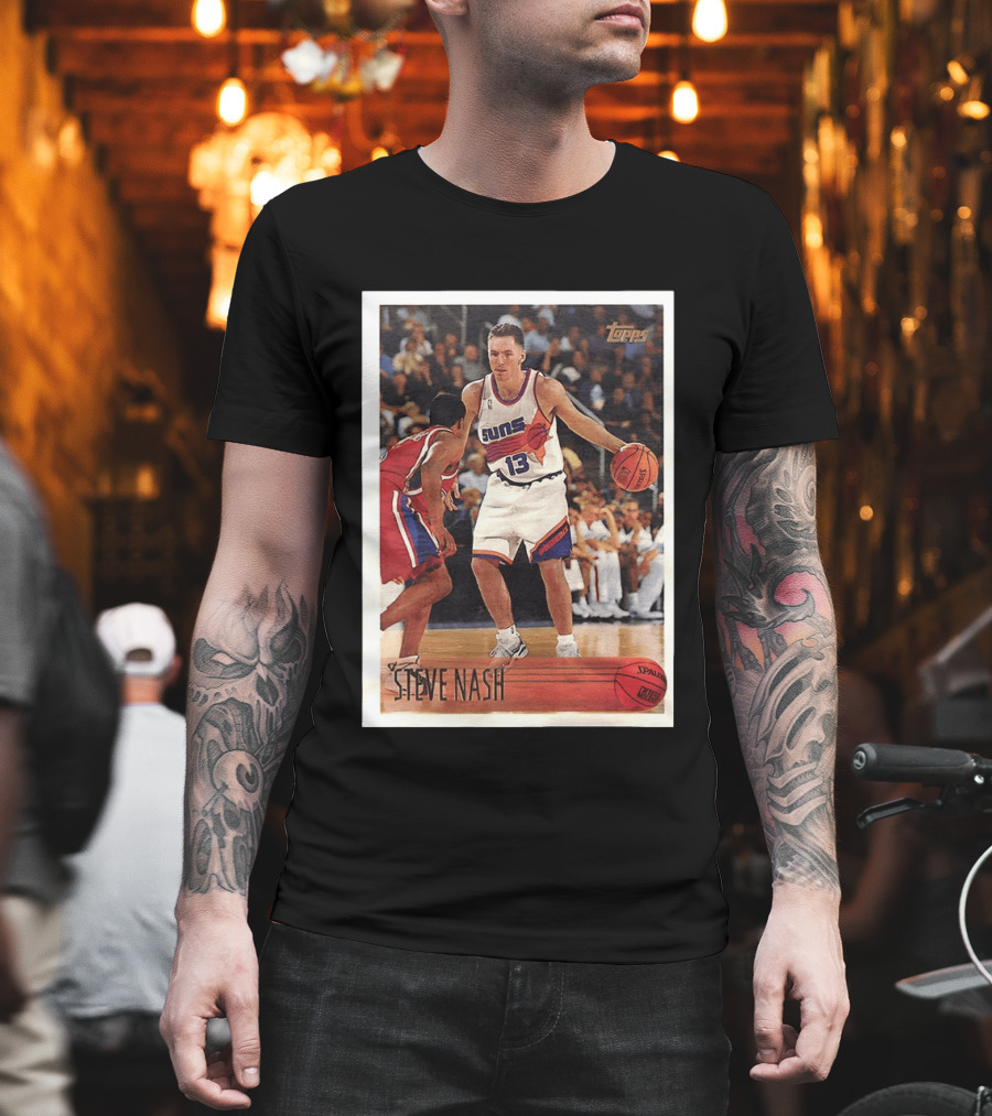 Steve Nash Phoenix Suns Topps NBA Card 13 T-Shirt