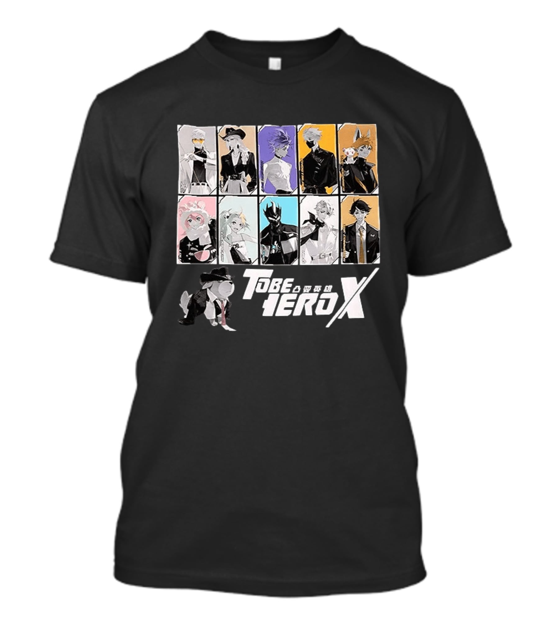 To Be Hero X Character Lineup Top 10 Heroes T-Shirt