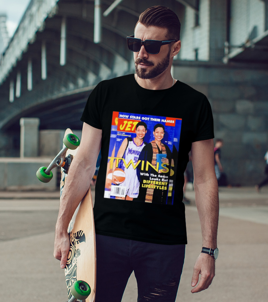 Jet Magazine Pamela McGee And Paula McGee Twins Different Lifestyles July 27 1987 T-Shirt