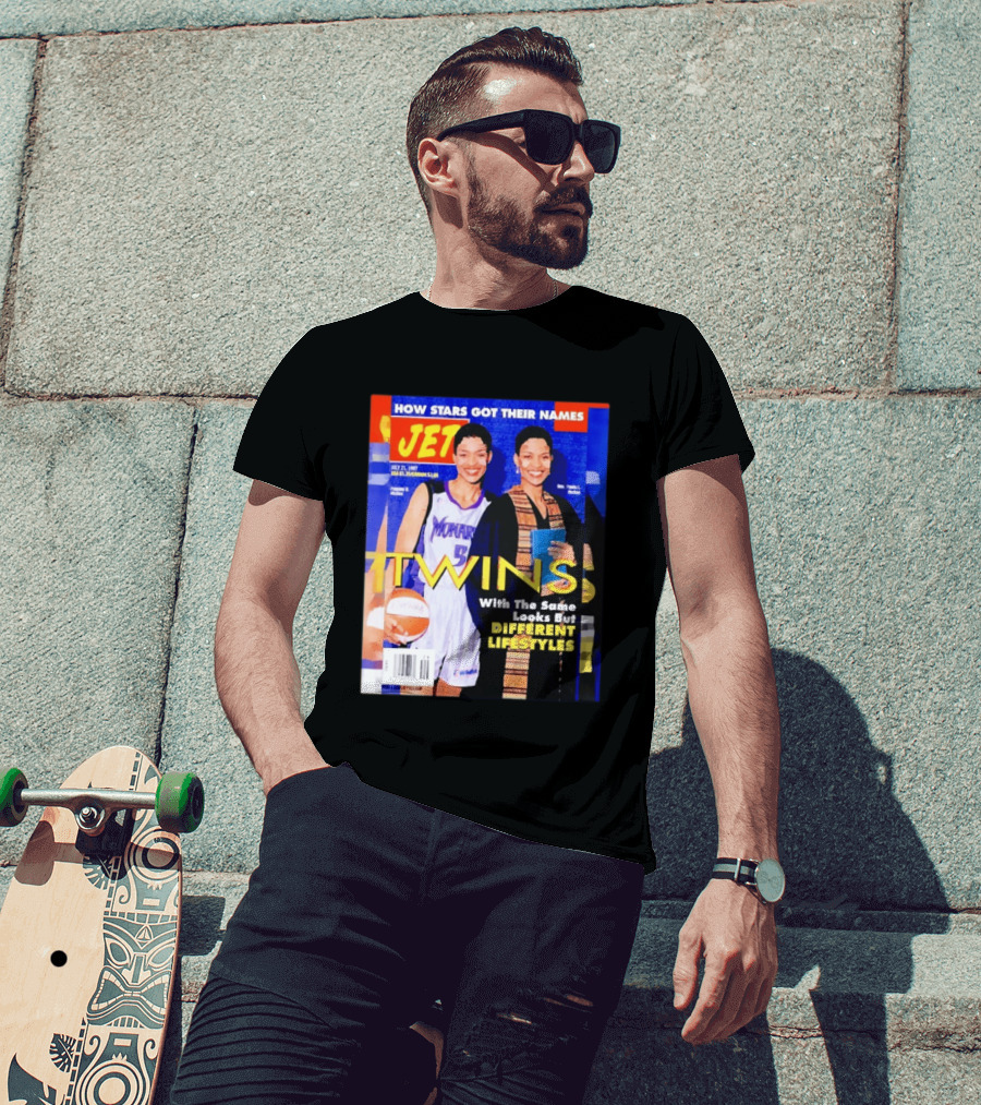 Jet Magazine Pamela McGee And Paula McGee Twins Different Lifestyles July 27 1987 T-Shirt